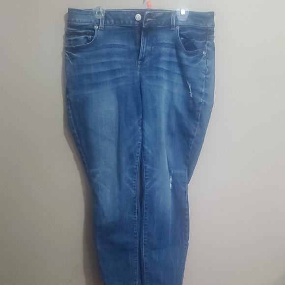 Northern Reflections Dark Blue Skinny Jeans Size 14 - Picture 1 of 4